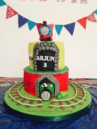 Thomas and friends cake - Cake by Sheeba's Craving for Baking 