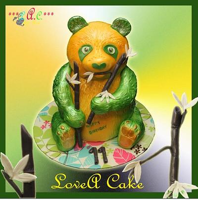 Fantsy Panda-themed Birthday Cake - Cake by genzLoveACake