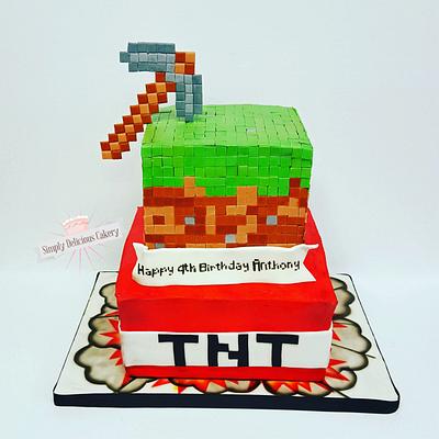 Minecraft  - Cake by Simply Delicious Cakery