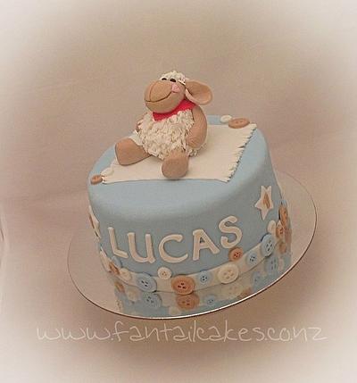 Lucas's favourite toy sheep - Cake by Fantail Cakes