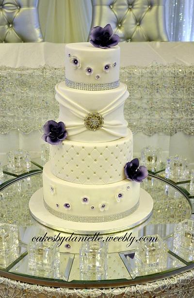 Purple Wedding - Cake by CBD