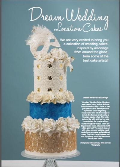 Venetian Wedding Cake - Cake by Jeanne Winslow