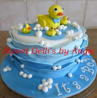 Baby Shower Duck Themed Cake - Cake by Angie Taylor
