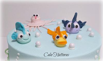 Goofy Fish Birthday Cake - Cake by Donna Tokazowski- Cake Hatteras, Martinsburg WV