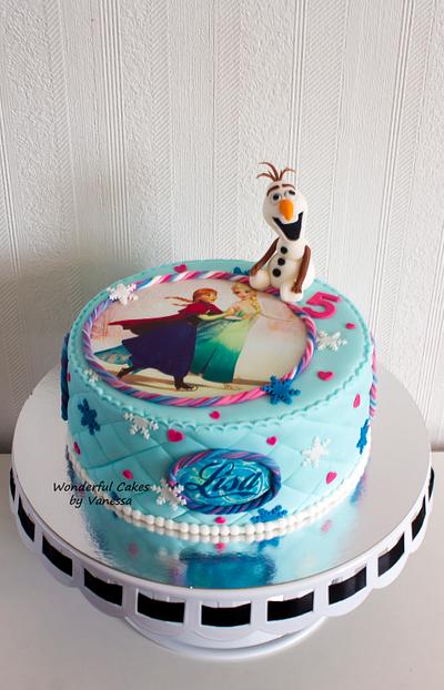 Frozen with Olaf - Cake by Vanessa
