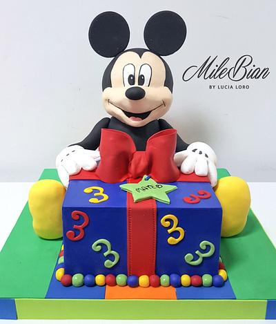 Mickey Mouse 3D cake - Cake by MileBian