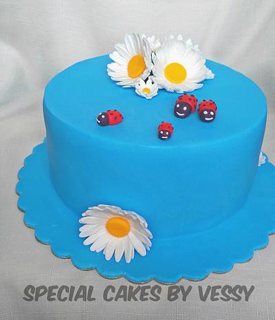 Daisy cake - Cake by Vesi