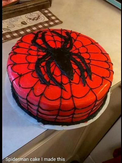 Spiderman cake and sugar cookies - Cake by Bronecia (custom cakes)