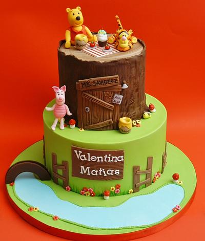 Winnie the Pooh and friends Cake - Cake by eunicecakedesigns