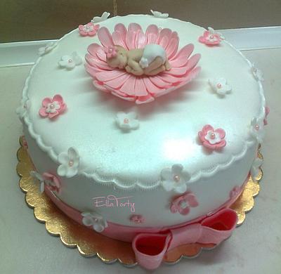 Christening cake - Cake by elamaslakova