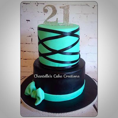 21st birthday  - Cake by Chantelle's Cake Creations