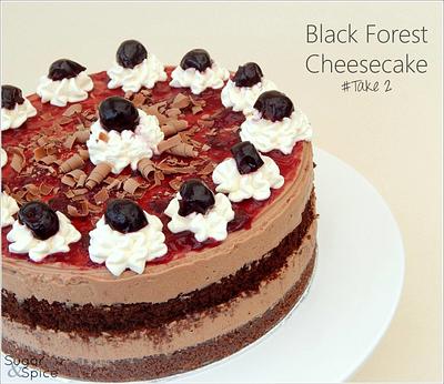 Black Forest Wedding Cheesecake - Cake by Sugargourmande Lou