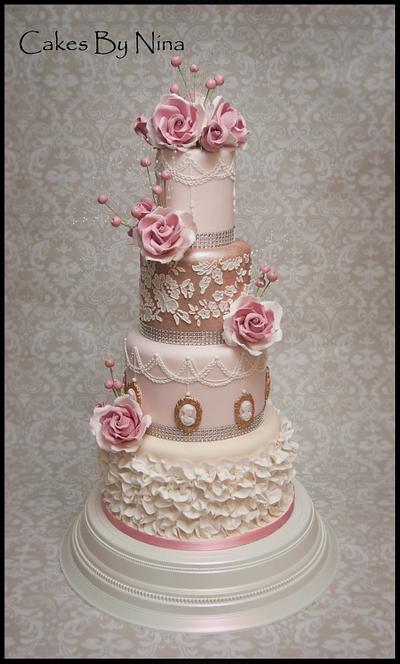 Romantic Charlotte - Cake by Cakes by Nina Camberley