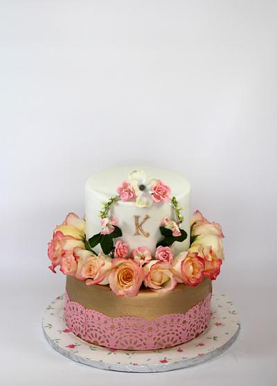 1st birthday cake - Cake by soods