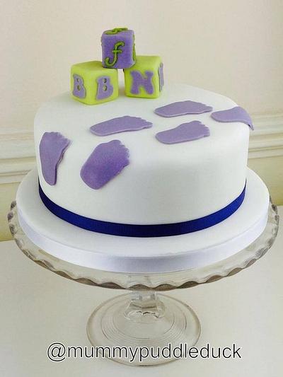 Breastfeeding Network baby shower cake - Cake by Mummypuddleduck
