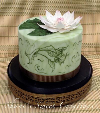Lotus Garden - Cake by Shani's Sweet Creations