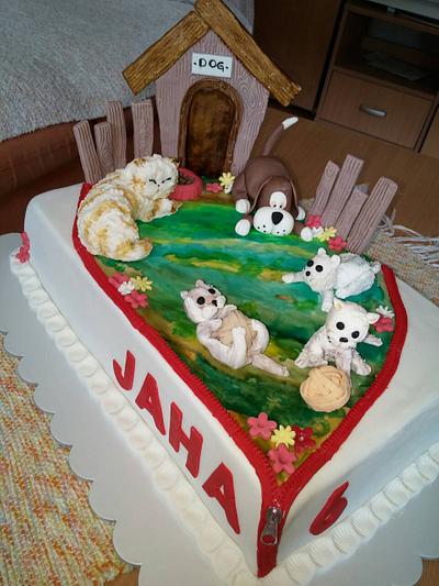 Cats & dogs cake - Cake by TORTESANJAVISEGRAD
