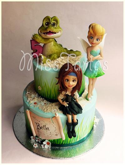 Tinkerbell piratefairy - Cake by elena
