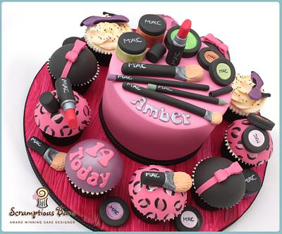 Big Cake Little Cakes : MAC Make Up - Cake by Scrumptious Buns