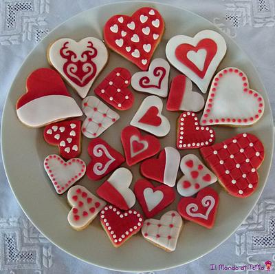 Biscuits for Valentine's day - Cake by Il Mondo di TeMa