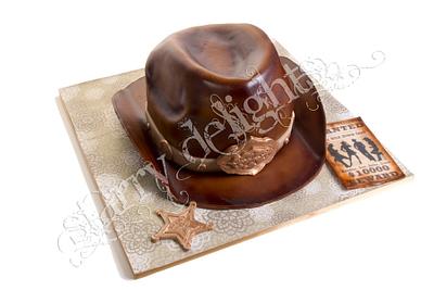 cowboy hat cake - Cake by Starry Delights