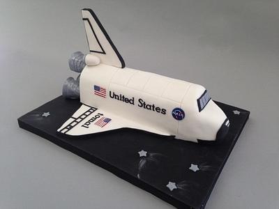 Space Shuttle cake - Cake by Village Cakecraft