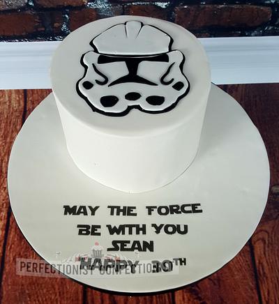 Sean - Stormtrooper 30th Birthday Cake - Cake by Niamh Geraghty, Perfectionist Confectionist