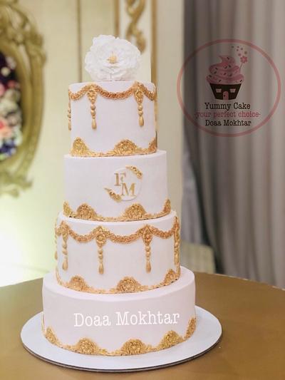 Simple Royal wedding cake  - Cake by Doaa Mokhtar