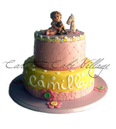 1th Birthday - Cake by Eliana Cardone - Cartoon Cake Village