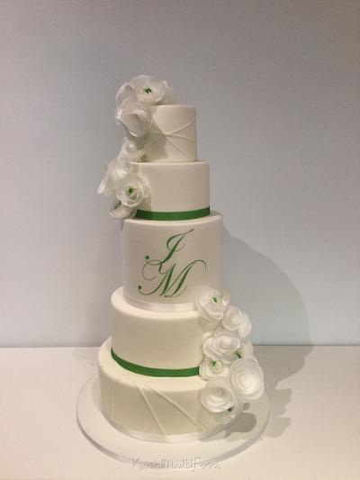 Wedding flowers cake - Cake by Donatella Bussacchetti