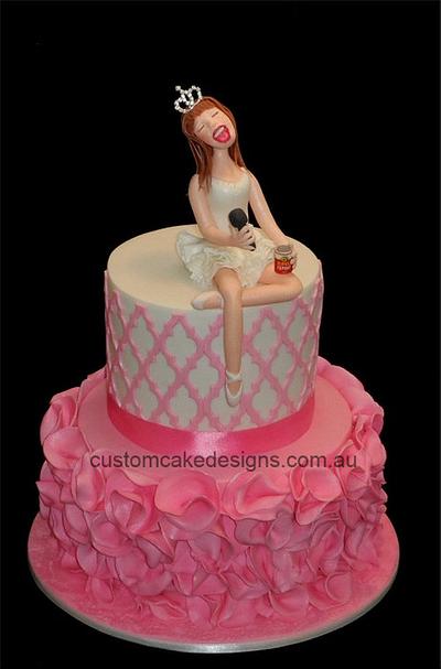 Karaoke Ballerina - Cake by Custom Cake Designs