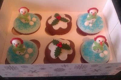 Christmas cup cakes - Cake by Caked