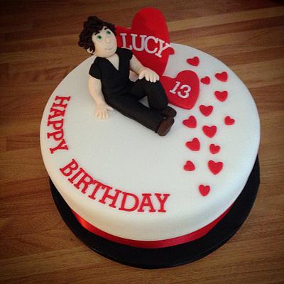 Cake for a 1D fan - Cake by Caron Eveleigh