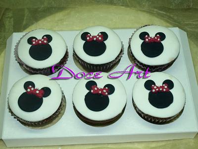 Minnie Mouse cupcakes - Cake by Magda Martins - Doce Art