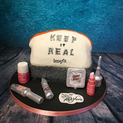Benefit make up bag cake - Cake by Maria-Louise Cakes