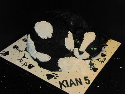 kitty cat cake - Cake by d and k creative cakes
