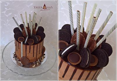 Extra chocolate "Drip" cake - Cake by Tortolandia