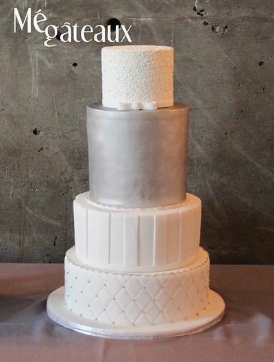 silver wedding - Cake by Mé Gâteaux