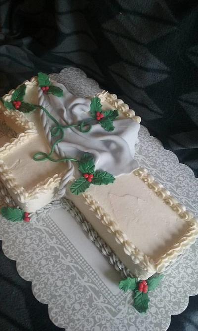 Christmas Cross  - Cake by Michelle