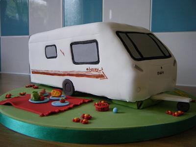 Caravan 60th Birthday Cake! - Cake by Laura Galloway 