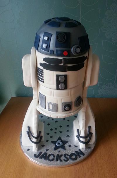 R2d2 - Cake by lisa-marie green