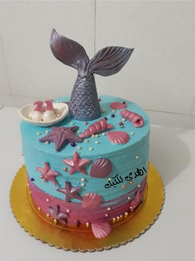 كيكة حورية البحر - Cake by Alhudacake 