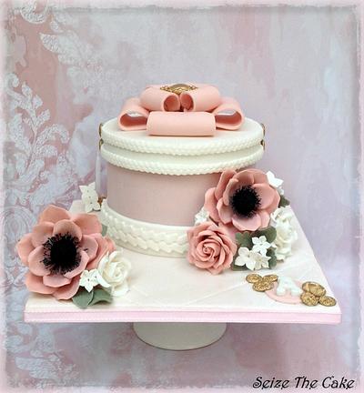 Hatbox Birthday Cake - Cake by Seize The Cake