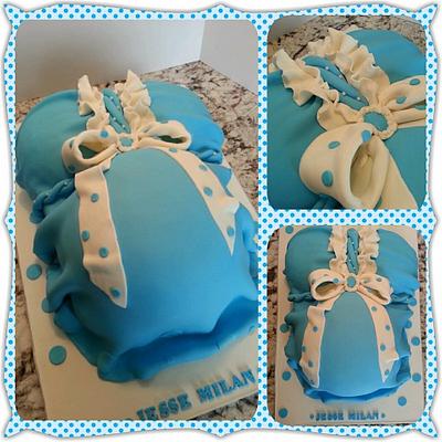 Baby Belly Cake - Cake by Enza - Sweet-E