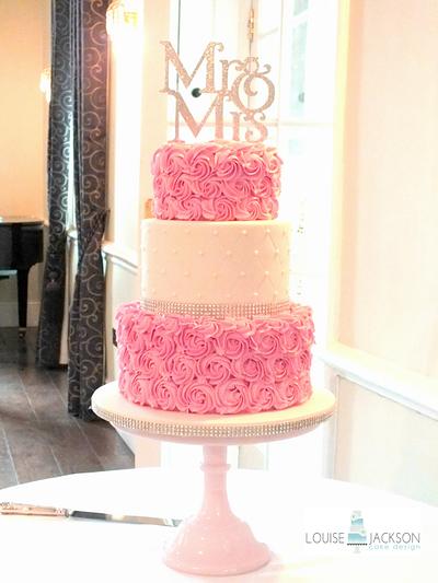 Pink & Sparkly - Cake by Louise Jackson Cake Design