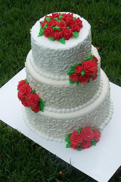 Wedding Cake - Cake by Denise