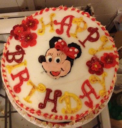 my first ever cake! my daughters 1st birthday cake last year - Cake by sumbi