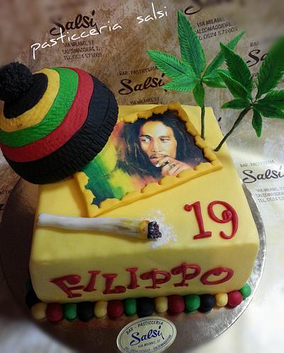W Bob Marley   - Cake by barbara Saliprandi