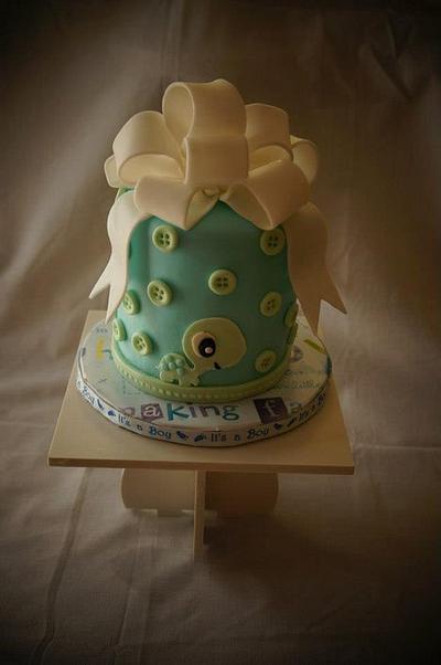 Turtle Theme Baby Shower - Cake by KAT