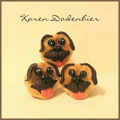 Doggie cupcakes! - Cake by Karen Dodenbier